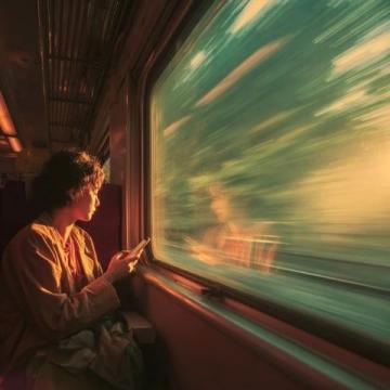 火车上的文字之旅：长途旅行中的文章收集与心灵整合艺术