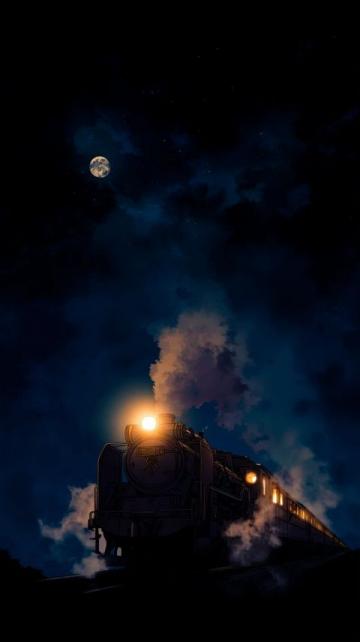 深夜里的幽灵列车传说