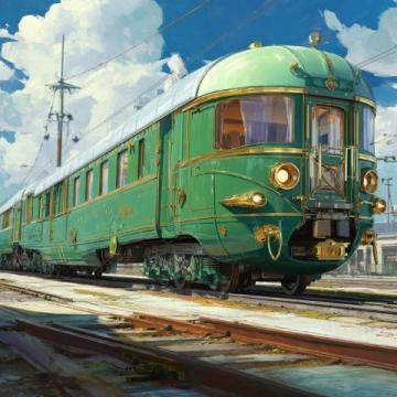 你还记得那种绿铁皮的老式火车吗?