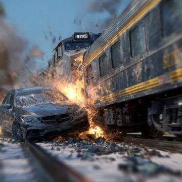 危机时刻!一辆载满乘客的列车几乎与另一列列车相撞!