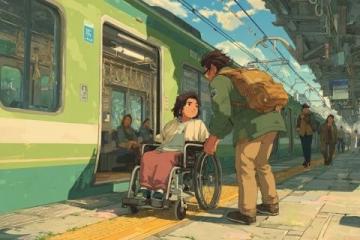 列车上的温暖守护：残疾旅客独自返乡，工作人员全程贴心照料