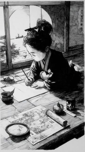 内蒙古姑娘杭州求学挥洒笔墨，共赴乡愁之旅