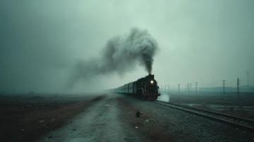 火车疾驰一路向北