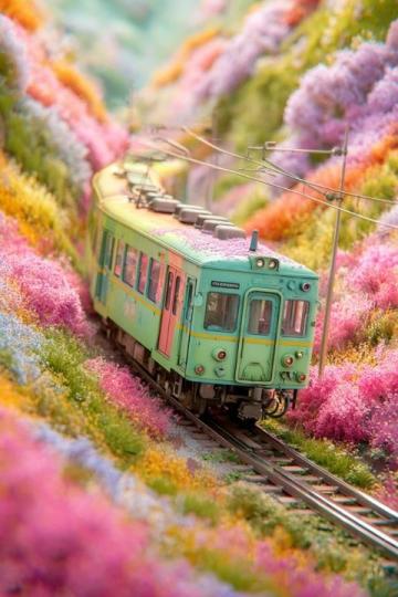 春日列车驶向小镇