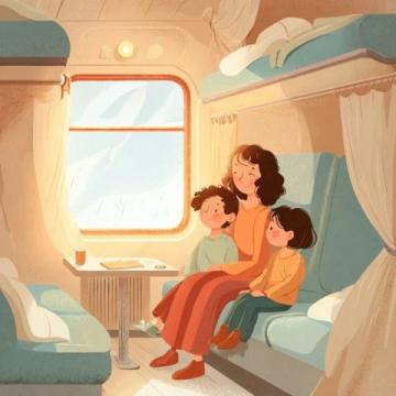 甘肃列车上的温暖一幕：母子长途旅行母亲未进食