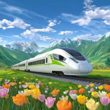 包银高铁首趟动车从兰州西站发车连接三省区经济发展新篇章