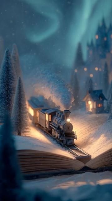 书本里的魔法列车