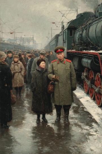 1948火车站台的合影：两个年轻人的希望与勇气跨越时代