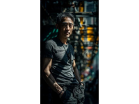 花白头发的技术顾问站在长沙火车站入闸口前