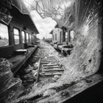 有乘客破窗逃生 列车破窗逃生