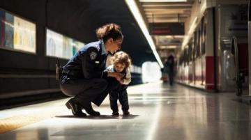 母女四人赶车惊魂：两娃遗失车站