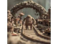 各式火车轨道与列车模型集合