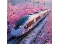 启程春天的梦幻之旅：乘坐列车穿越花开山脉，邂逅诗意心动的季节
