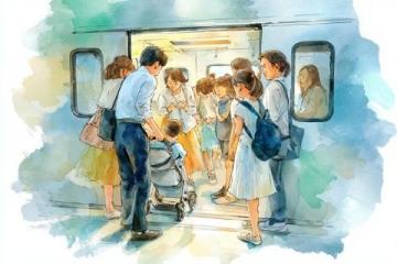 独自带宝宝坐火车：从崩溃到温暖，列车长出手相助。