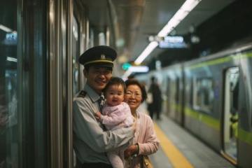 铁路部门暖心服务：列车员公主抱助行动不便旅客安全返乡全程记