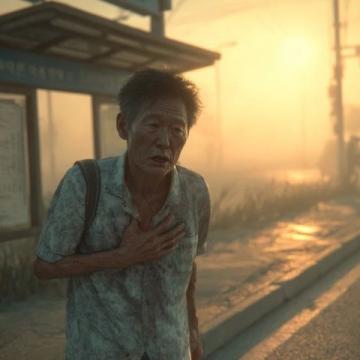厦门站,一列火车启动后,一位62岁老人在众人面前哭得心碎万分。