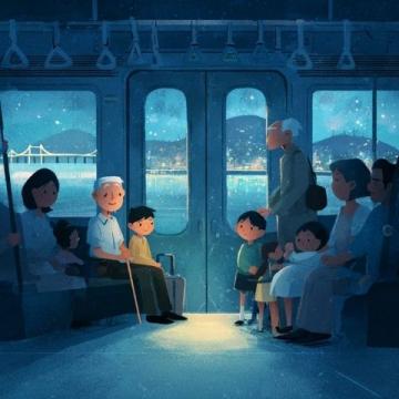 绿皮火车上的童年回味:迷茫、拥挤与无法言说的成年疲惫。
