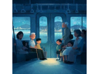 绿皮火车上的童年回味：迷茫、拥挤与无法言说的成年疲惫。