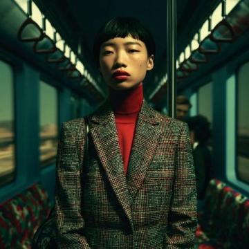 1991年列车上的意外邂逅：一位羞涩的日本女子