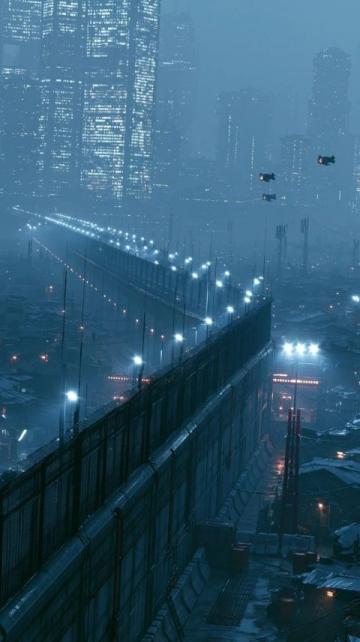 夜幕下的深圳北站：智能动车组的海洋